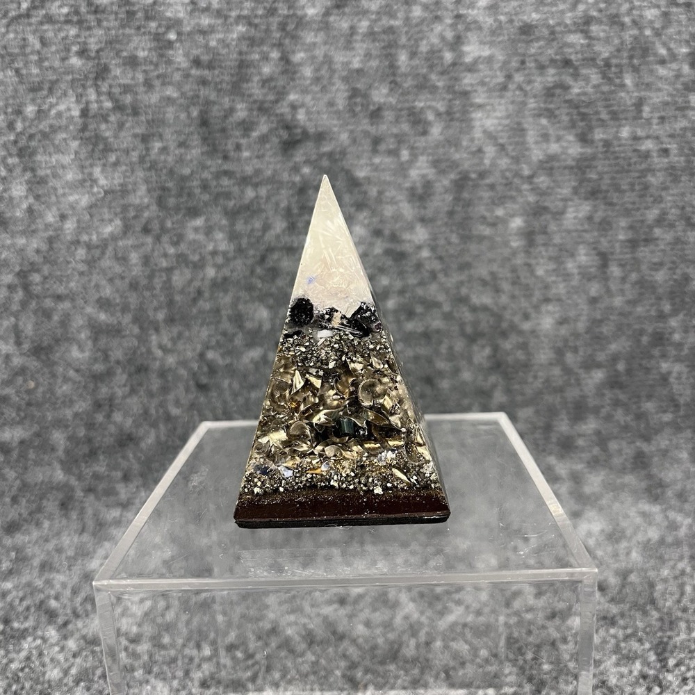 Orgonite Resin Energy Crystal Pyramid 3.25" x 2"